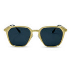 Crest Gold Square Sunglasses