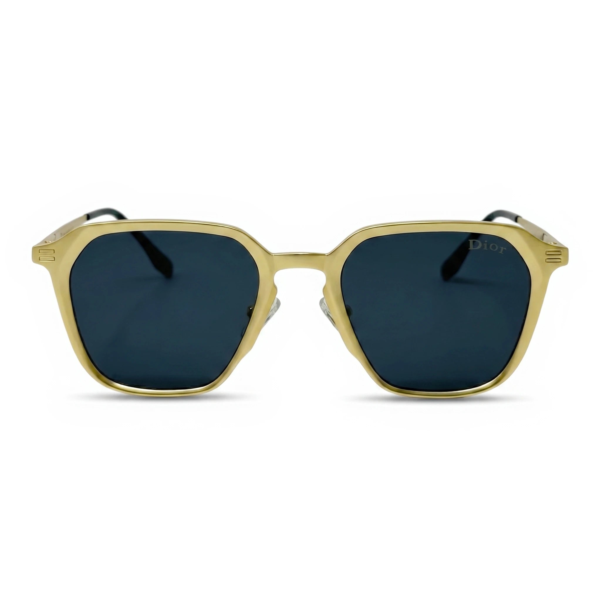 Crest Gold Square Sunglasses
