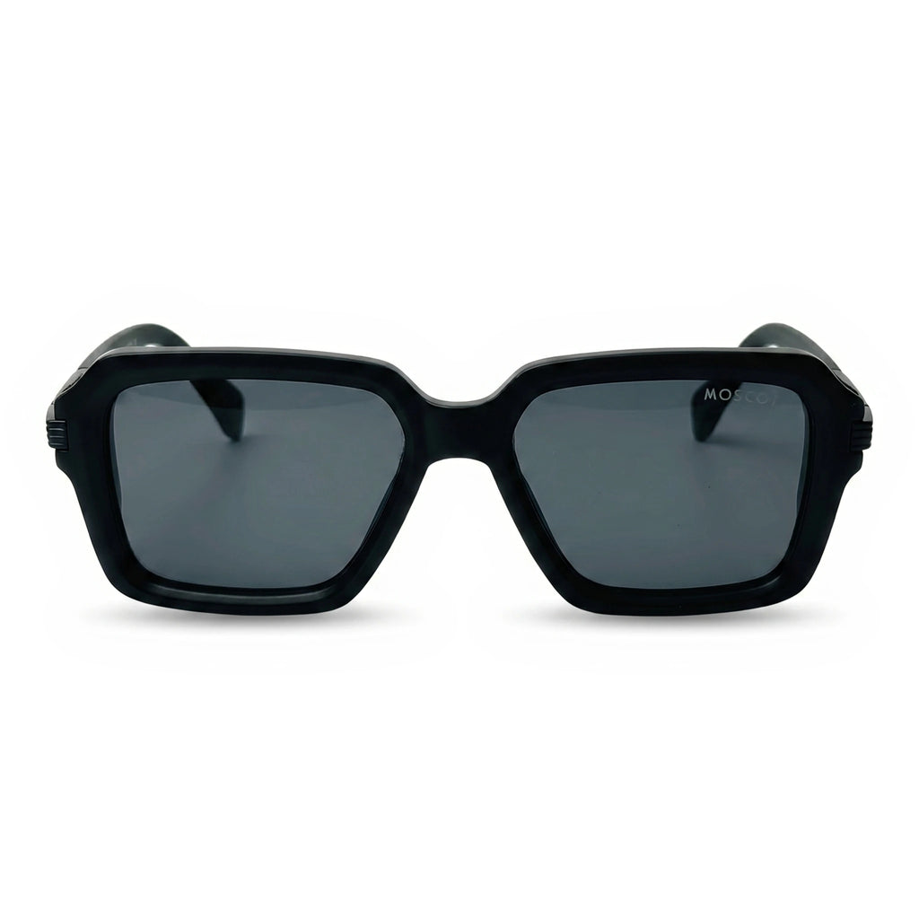 Slate Black Square Sunglasses