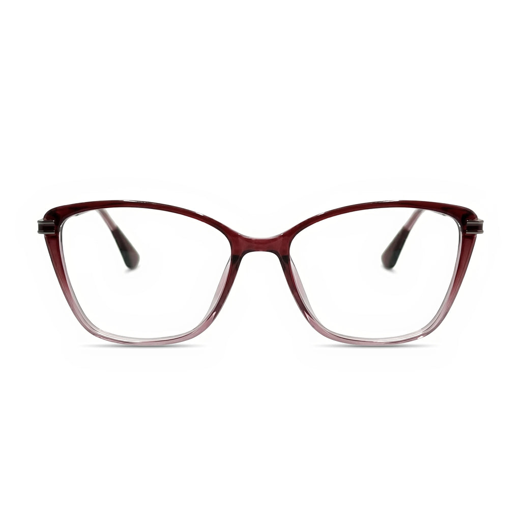Isla Maroon Cat Eye Eyeglasses