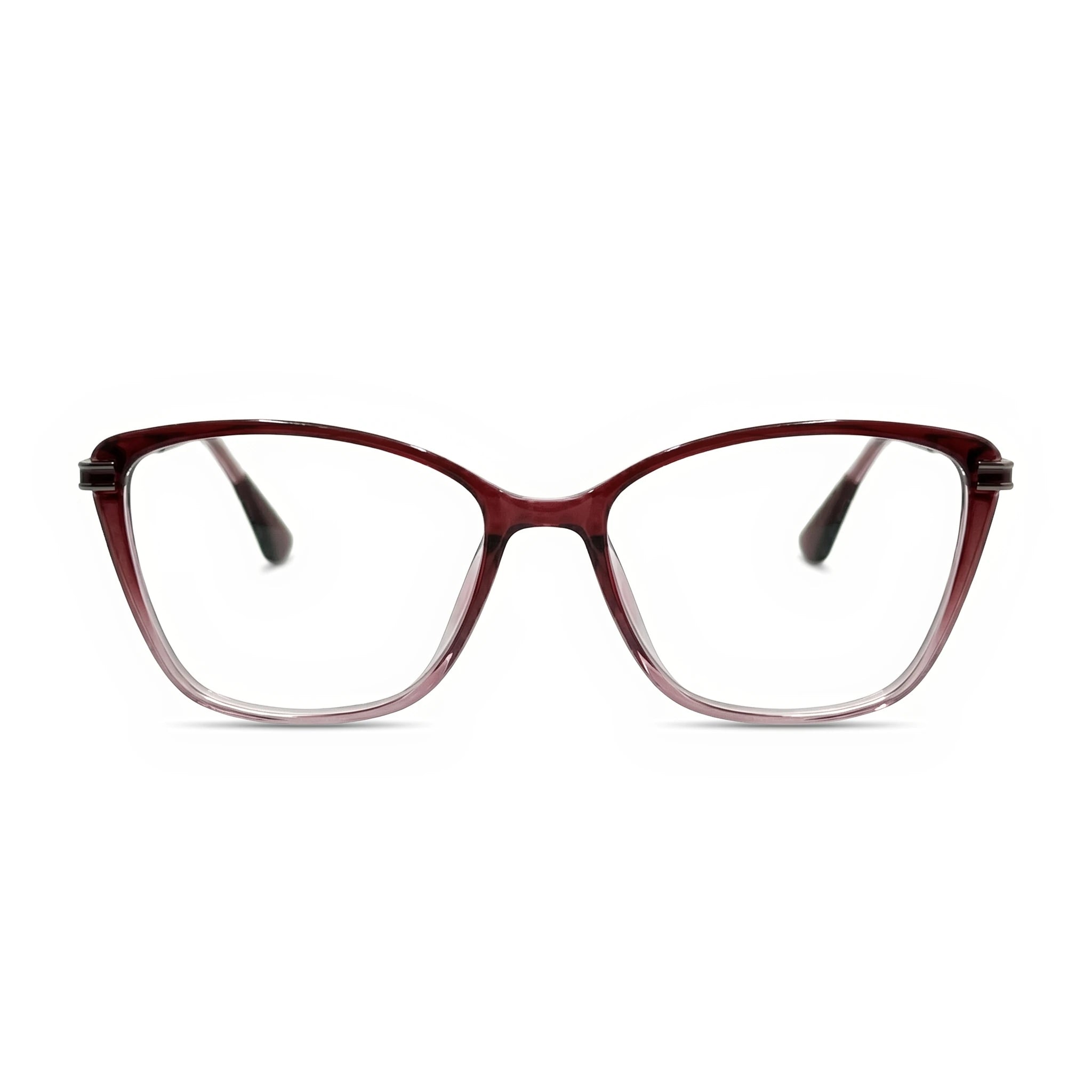 Isla Maroon Cat Eye Eyeglasses