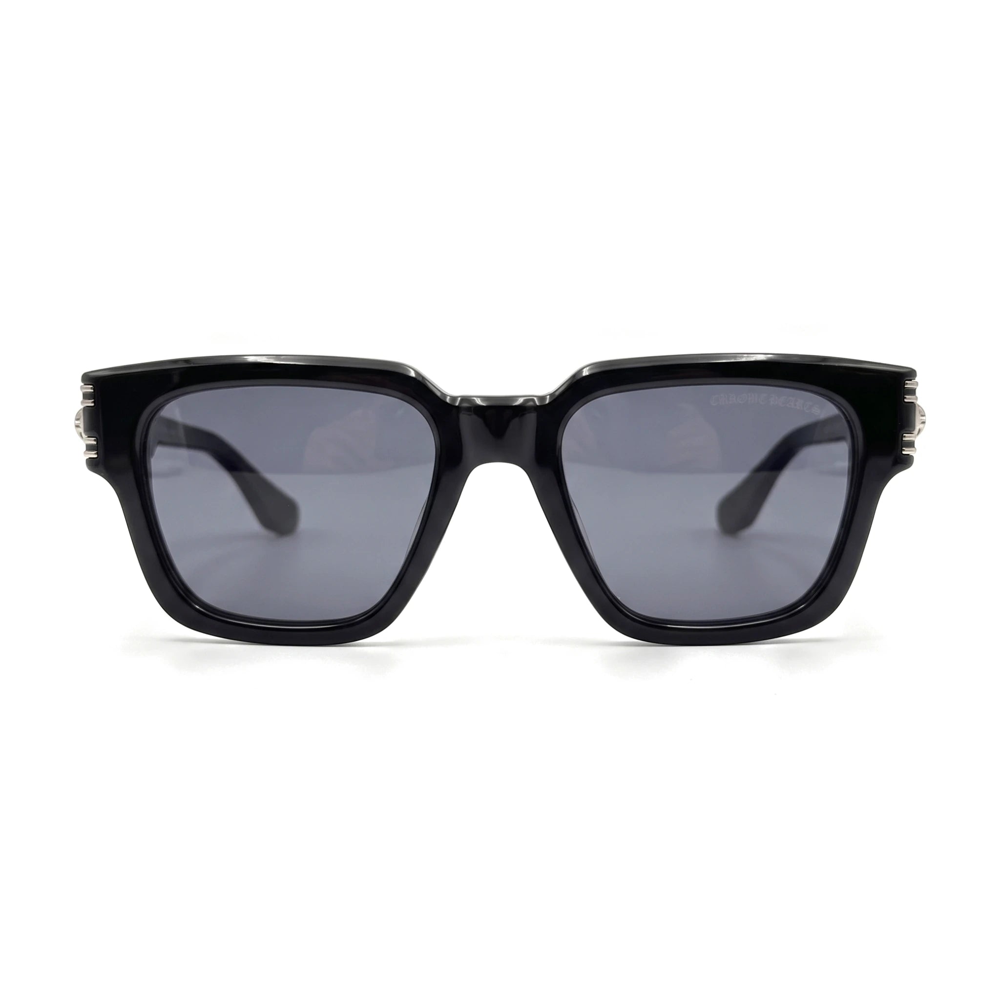 Marlow Black Square Sunglasses front view