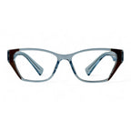 Belora Sky blue Cat Eye Eyeglasses front view
