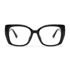 Halo Black Square Eyeglasses front view