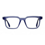 Merivo Blue Rectangle Eyeglasses front view