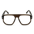 Bron Brown Square Eyeglasses