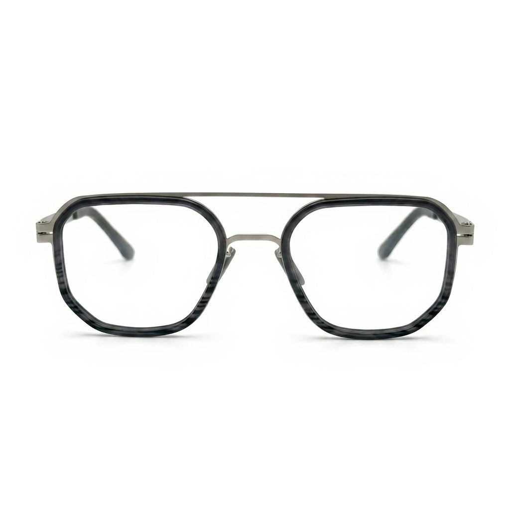 Volt Black Square Eyeglasses