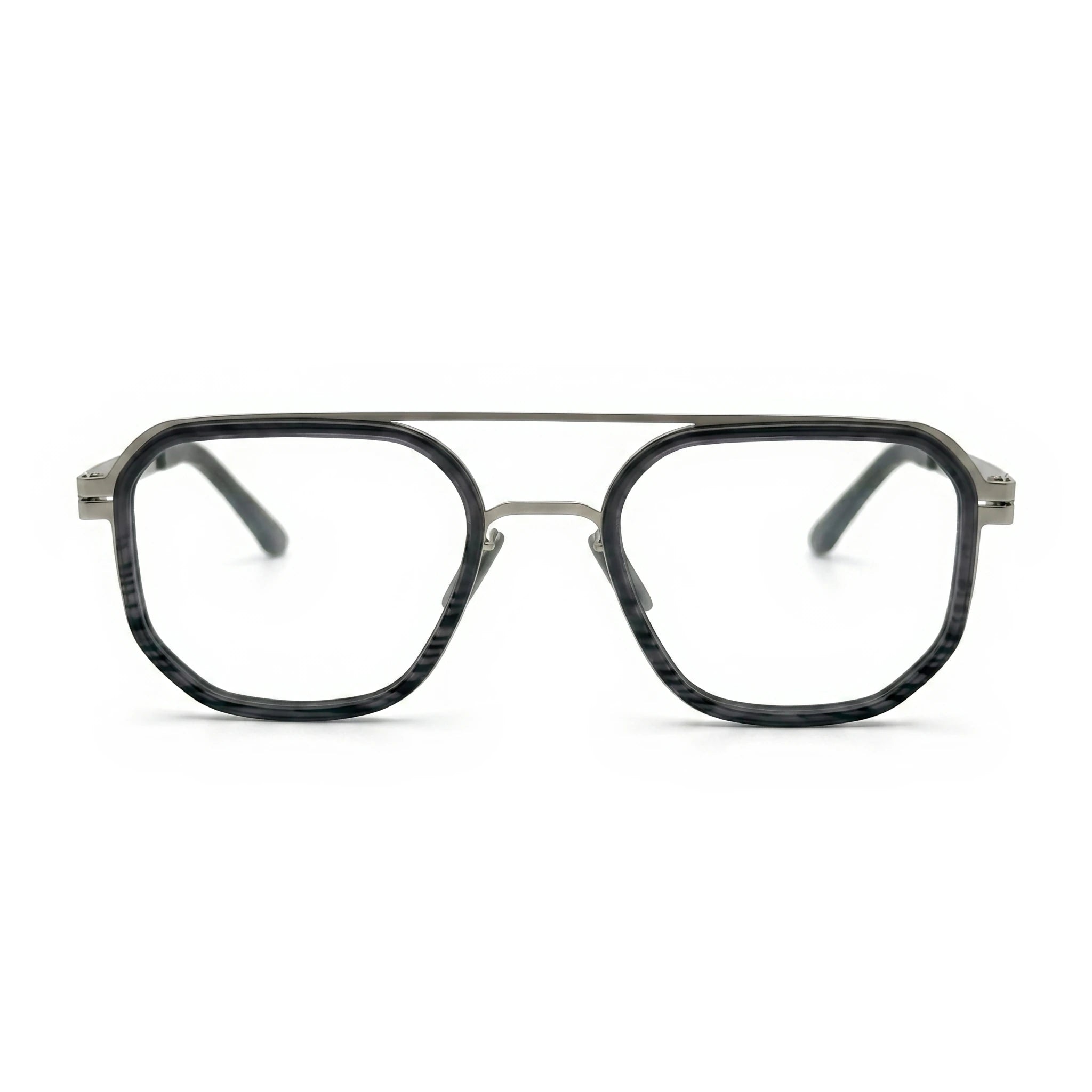Volt Black Square Eyeglasses