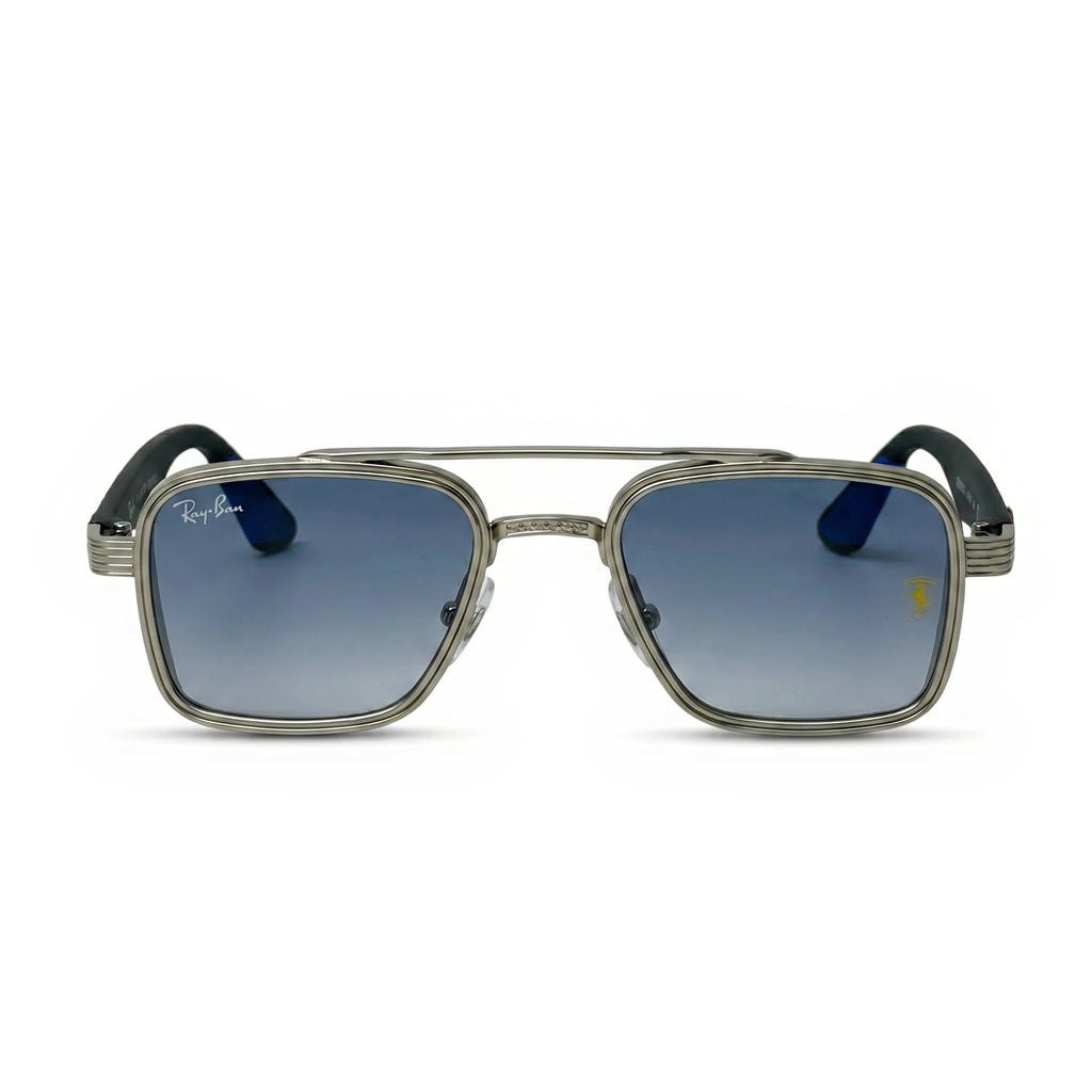Strike Blue Square Sunglasses