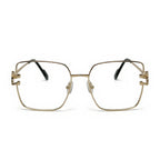 Veld Gold Square Eyeglasses