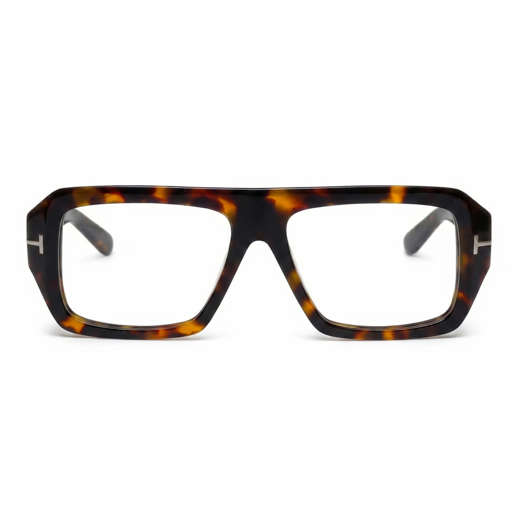Crag Tortoise Rectangle Eyeglasses