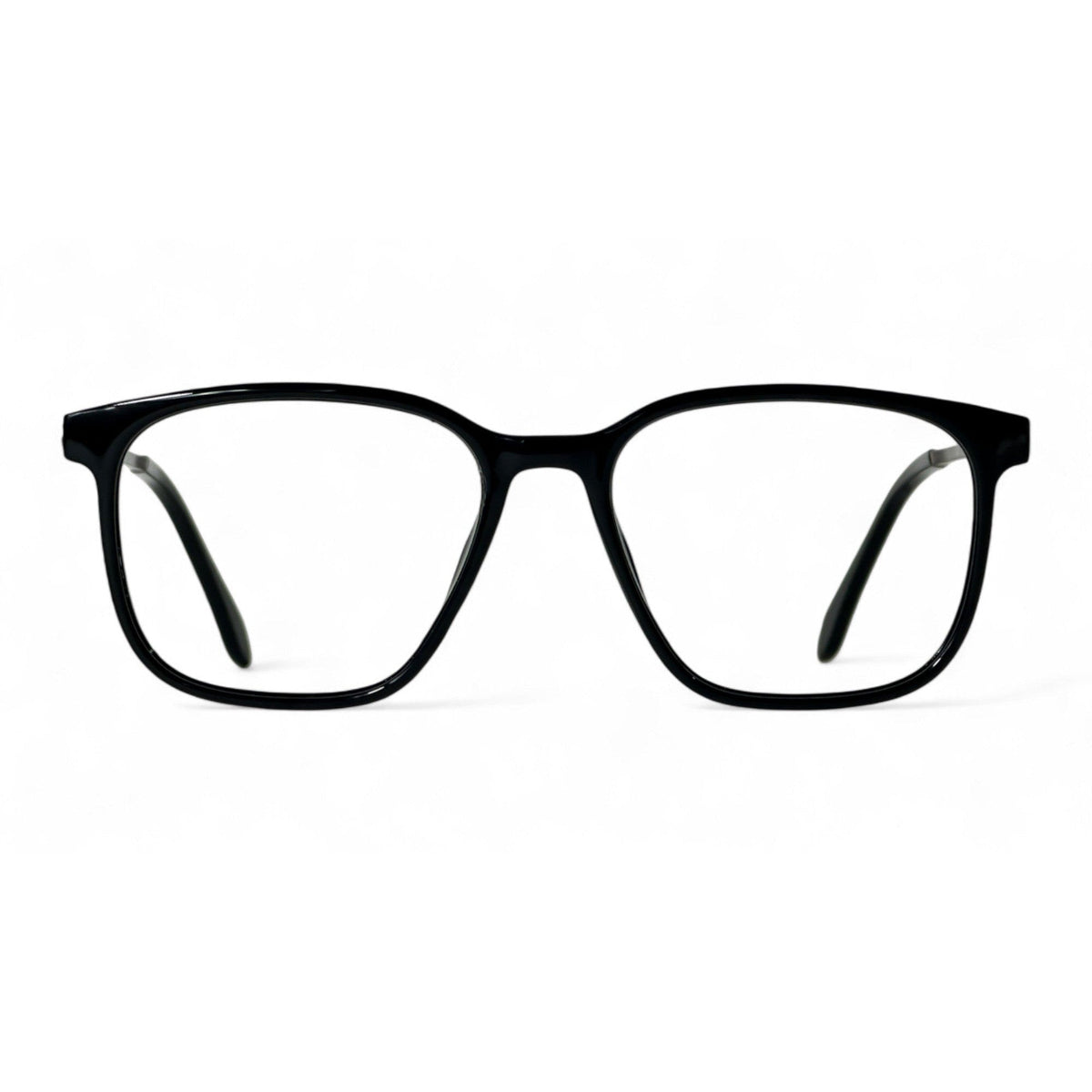 Fendrel Black Rectangle Eyeglasses front view