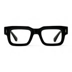Bravik Black Rectangle Eyeglasses front view
