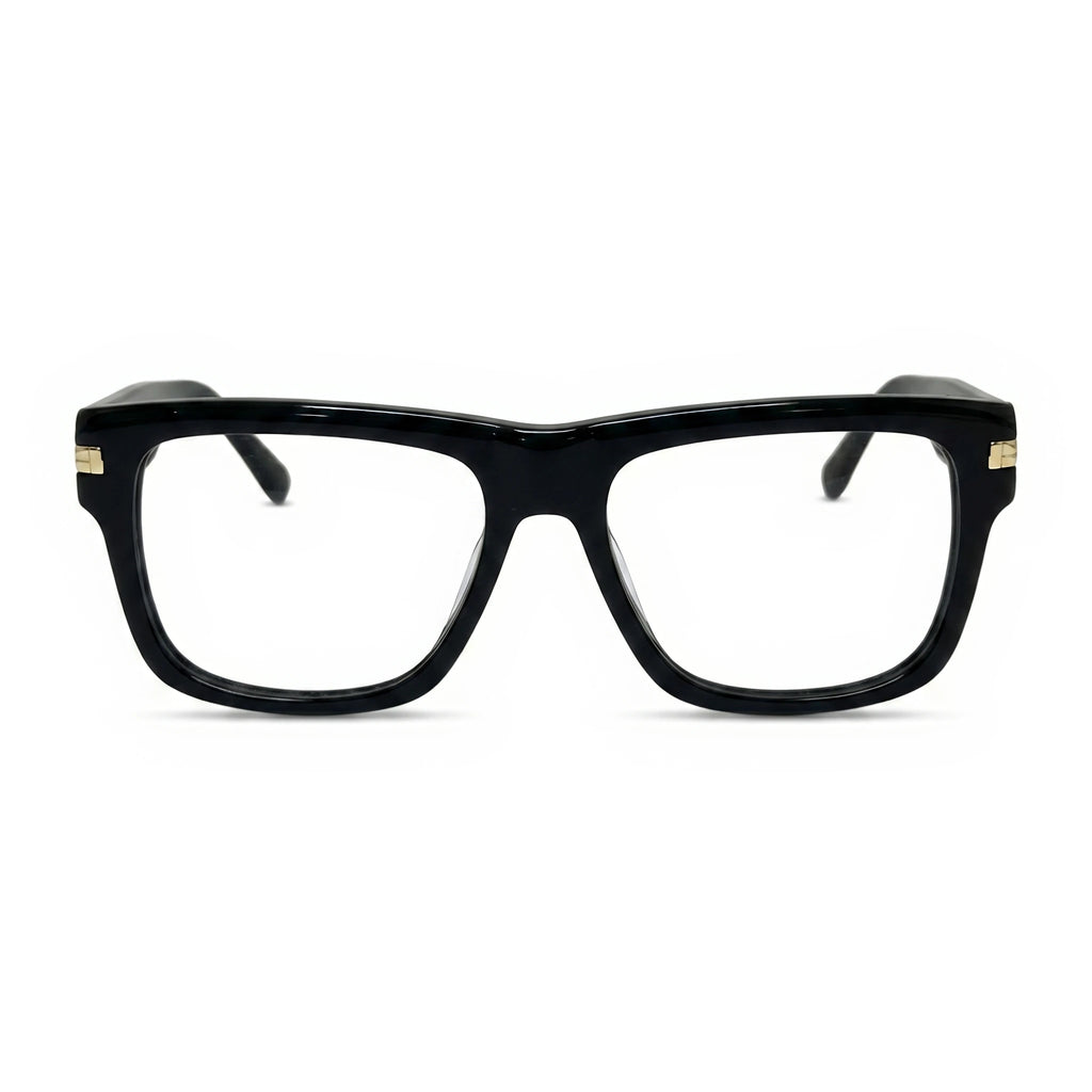 Bloc Black Square Eyeglasses
