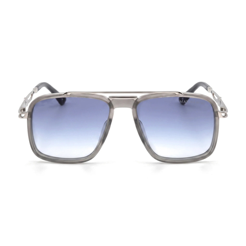 Cinder Gray Square Sunglasses front view