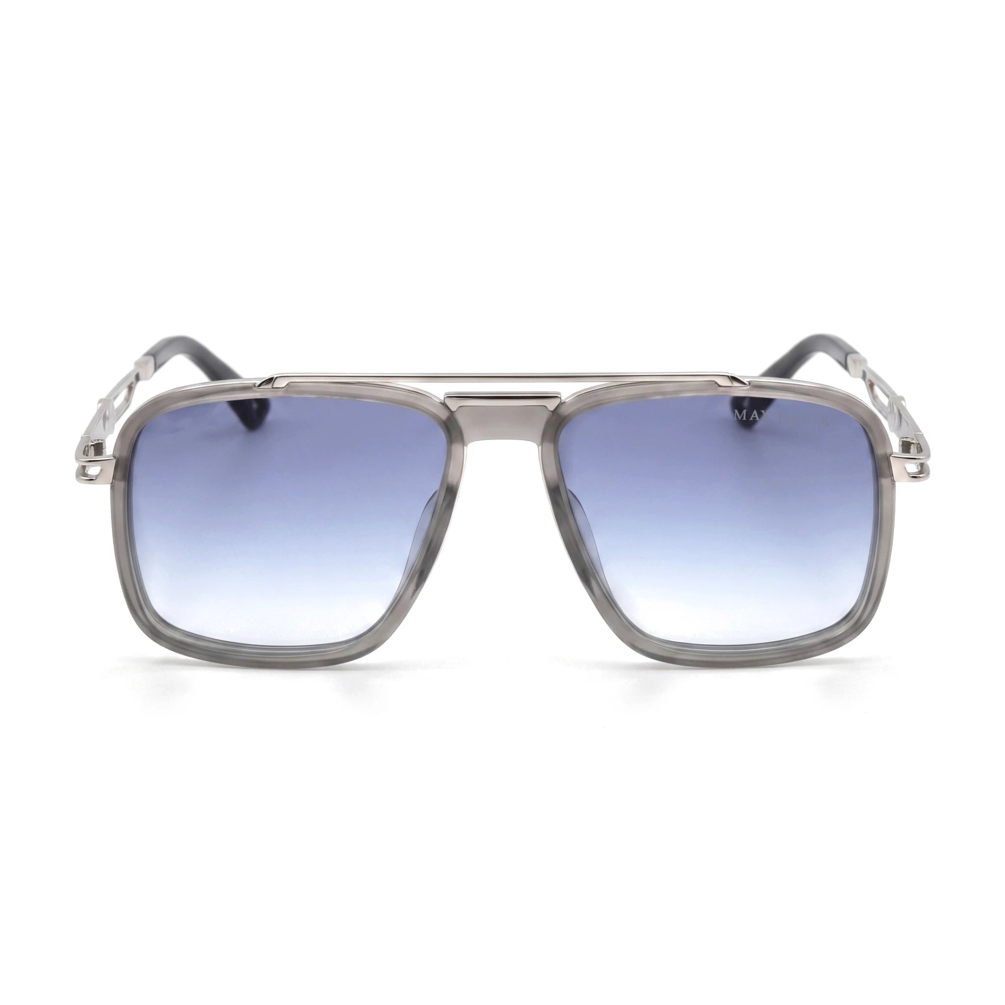 Cinder Gray Square Sunglasses front view