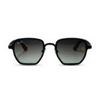 Pulse Black Square Sunglasses