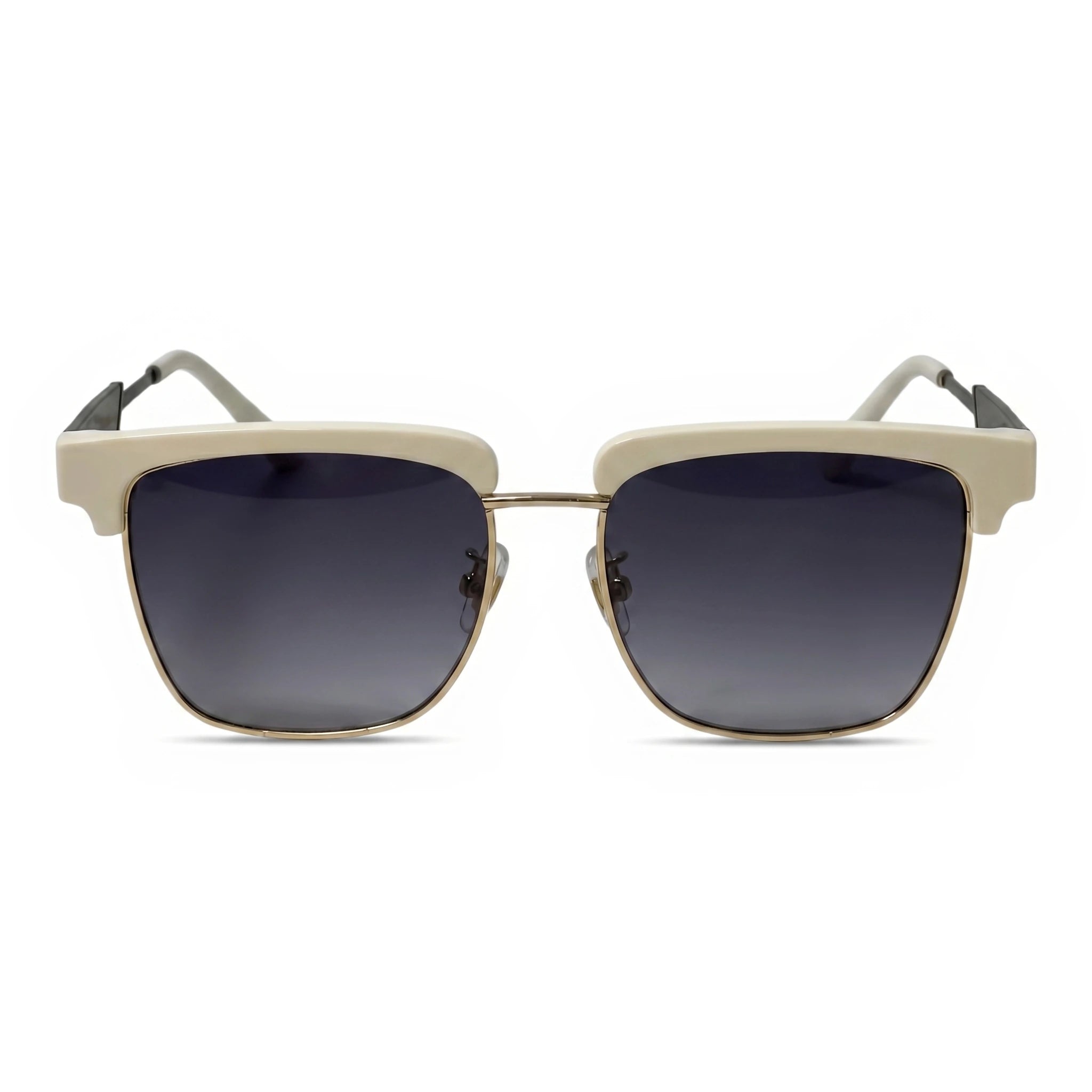 Vox White Square Sunglasses