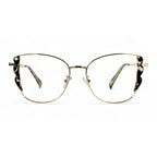 Feriva Black Cat Eye Eyeglasses front view
