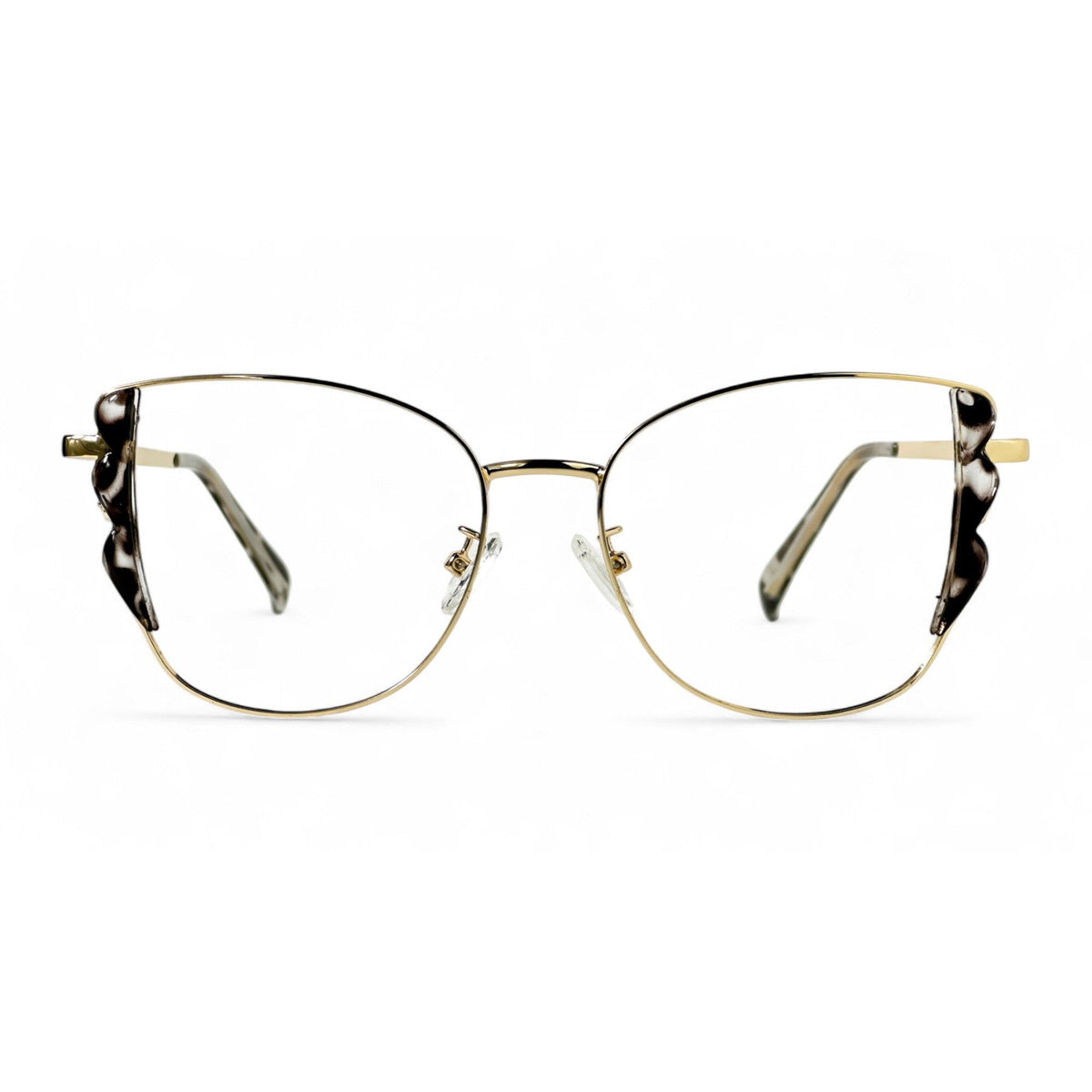 Feriva Black Cat Eye Eyeglasses front view