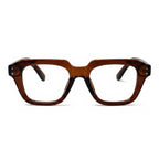 Loam Brown Square Eyeglasses