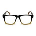 Dax Black golden Rectangle Eyeglasses