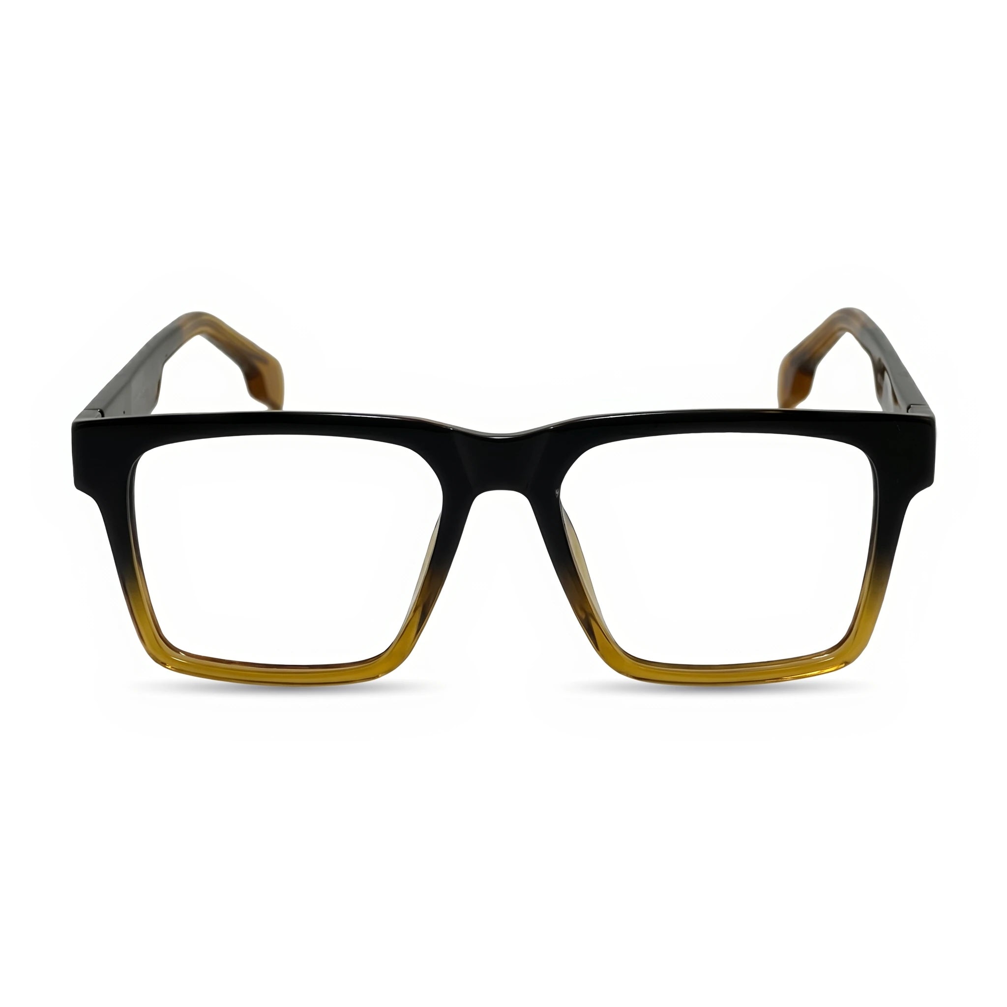 Dax Black golden Rectangle Eyeglasses