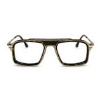 Glint Gold Tortoise Rectangle Eyeglasses