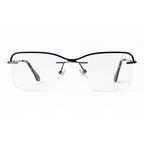 Aurenis Gold Rectangle Eyeglasses front view