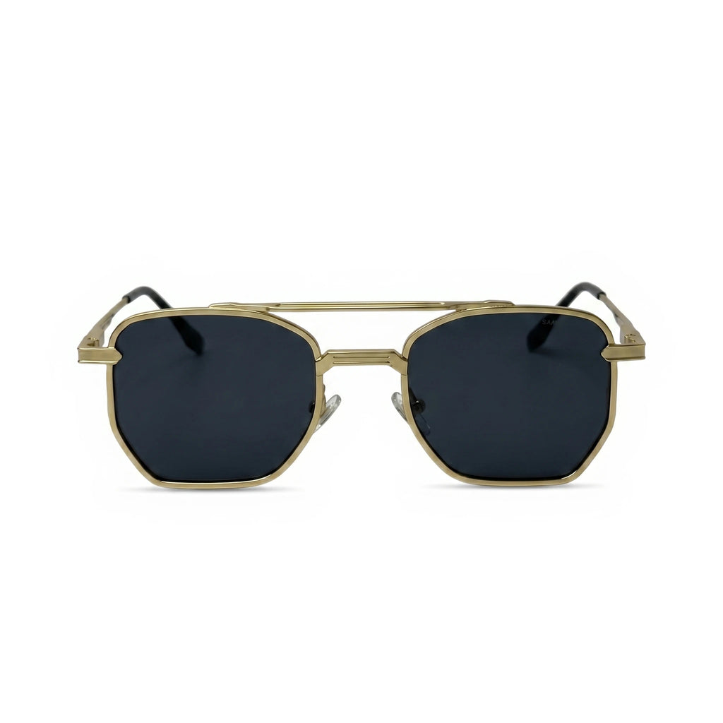 Axis Gold Square Sunglasses