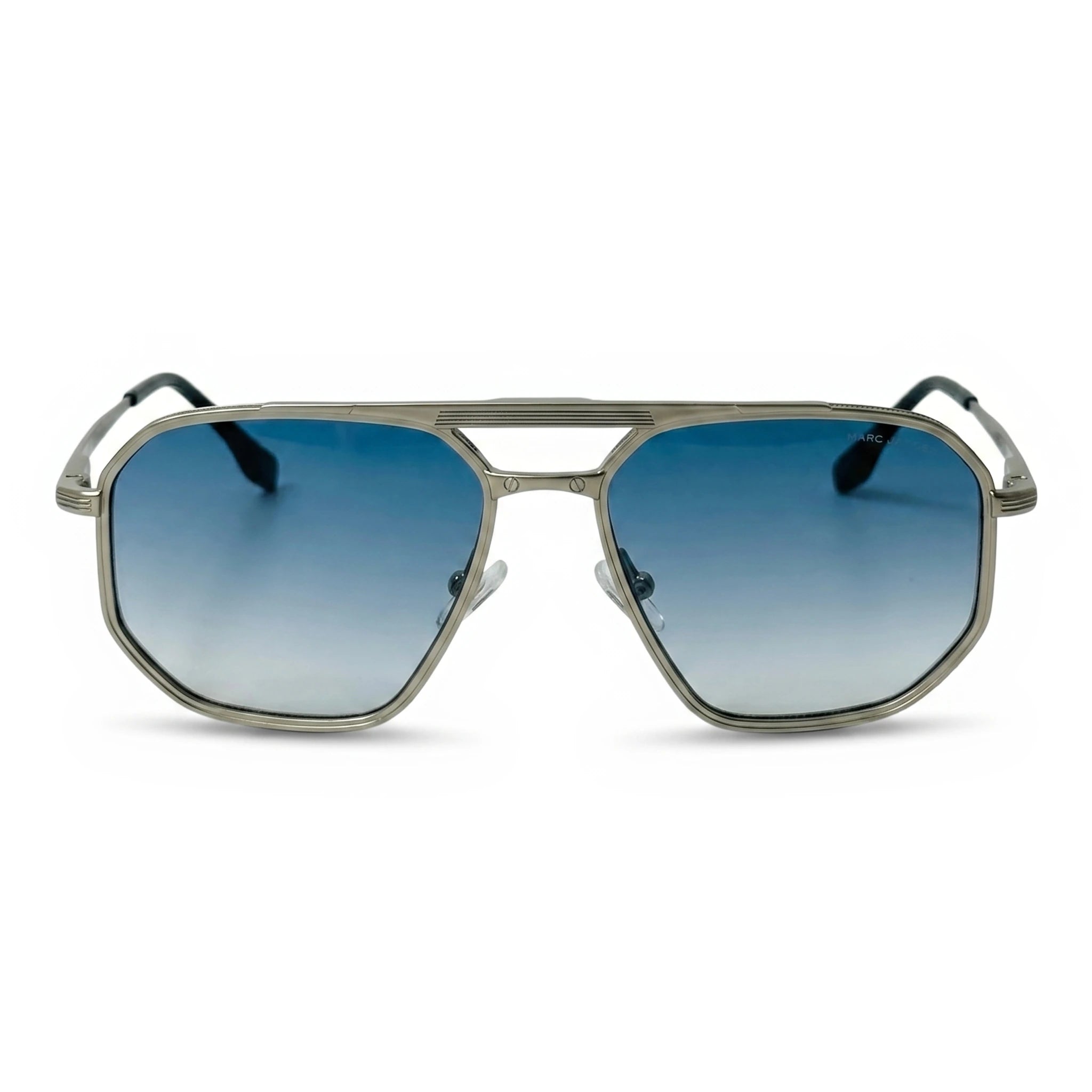 Helm Silver Square Sunglasses