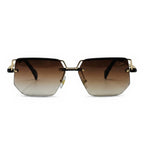 Quinn Gold Square Sunglasses