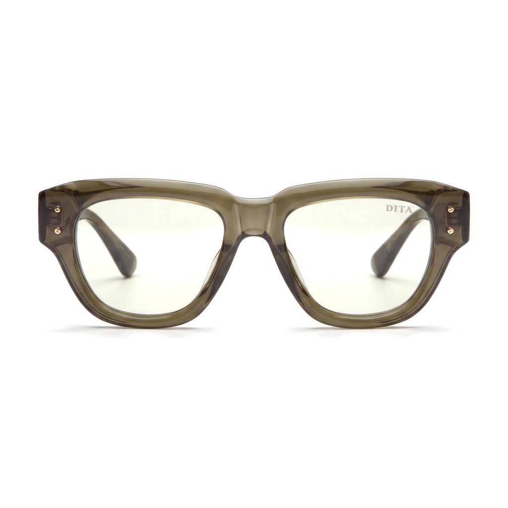 Thicket Olive Square Sunglasses front view