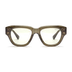 Thicket Olive Square Sunglasses front view
