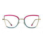 Meriva Pink Cat Eye Eyeglasses front view