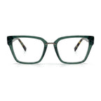 Fern Green Square Eyeglasses front view
