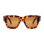 Girder Tortoise Square Sunglasses front view