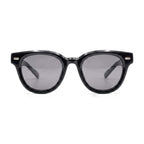 Dunmore Black Round Sunglasses front view