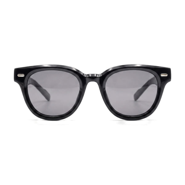Dunmore Black Round Sunglasses