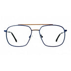 Mirevo Blue Rectangle Eyeglasses front view