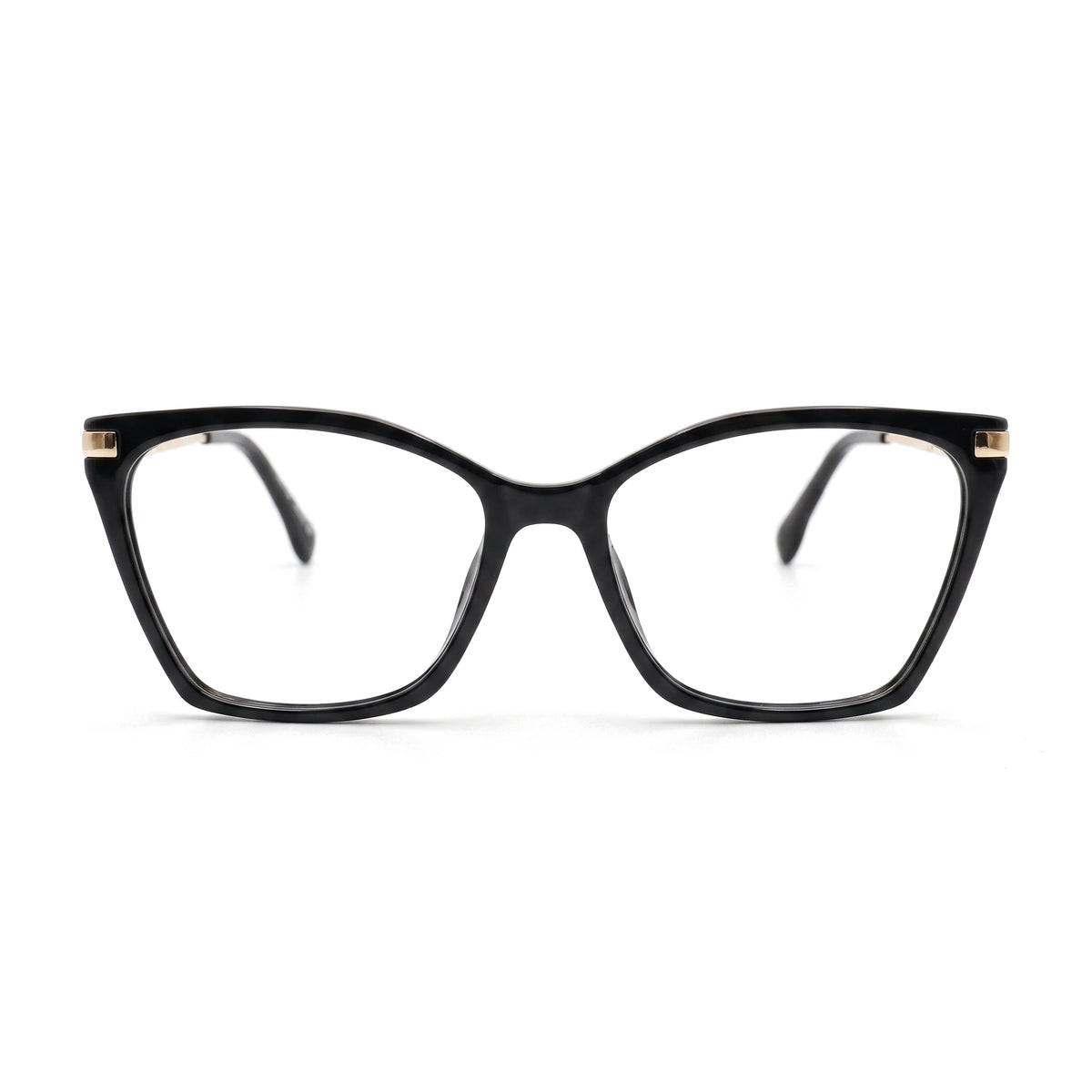 Cove Black Cat Eye Eyeglasses front view