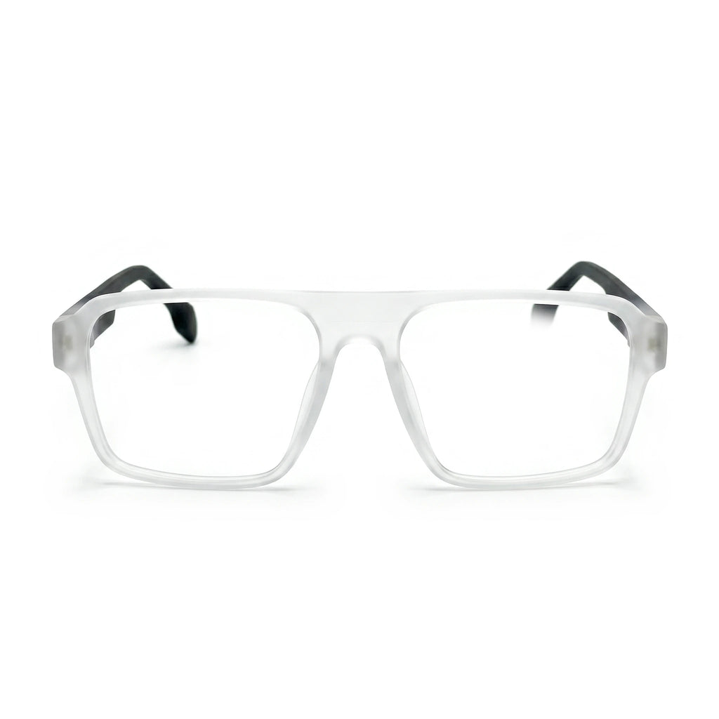 Blok Transparent Rectangle Eyeglasses