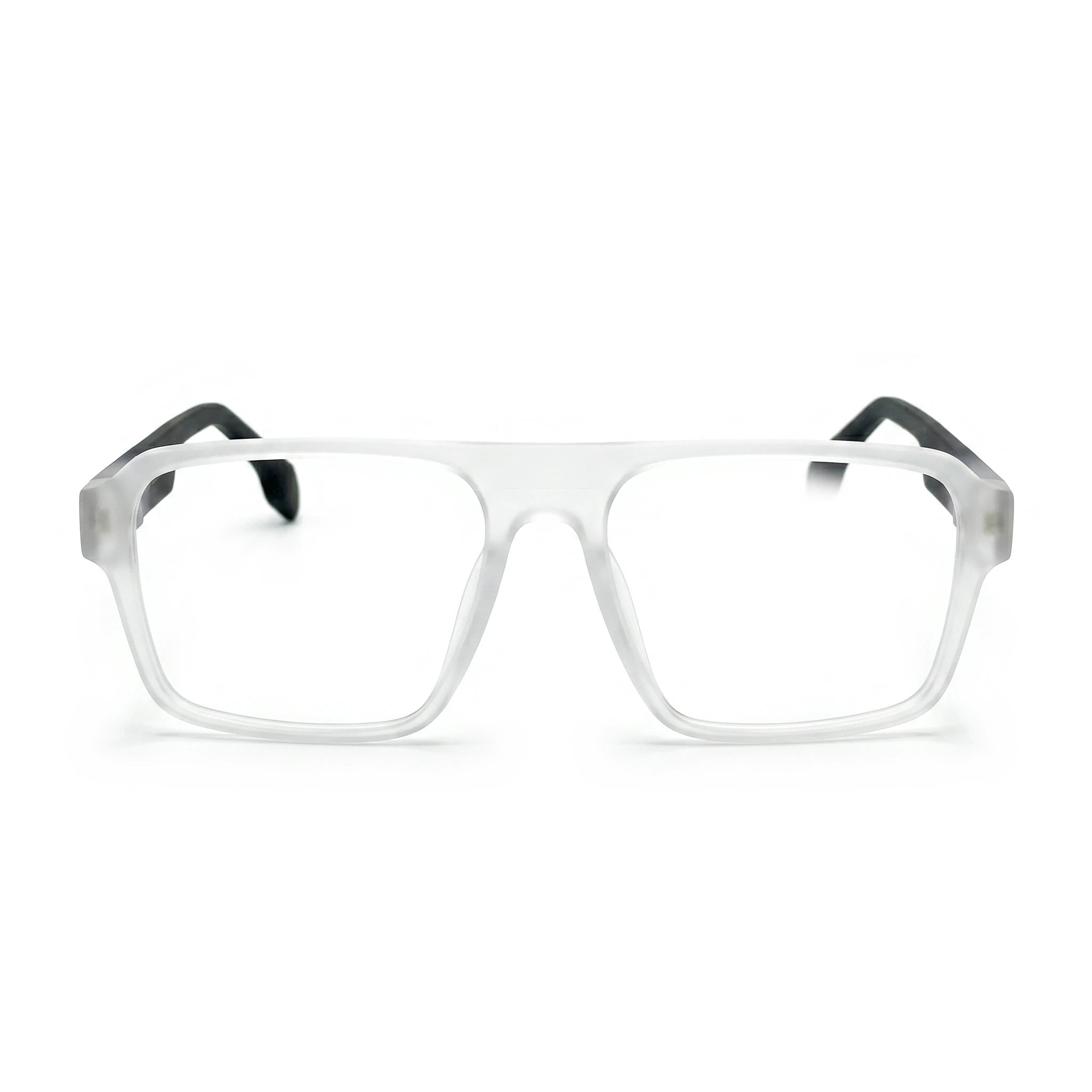 Blok Transparent Rectangle Eyeglasses