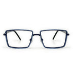 Kael Blue Rectangle Eyeglasses