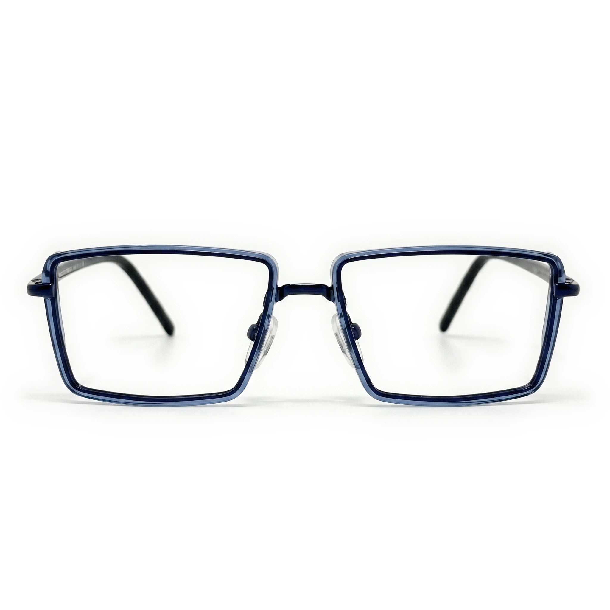 Kael Blue Rectangle Eyeglasses