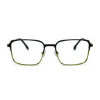 Orin Black Green Rectangle Eyeglasses