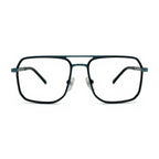 Olen Gray Blue Rectangle Eyeglasses