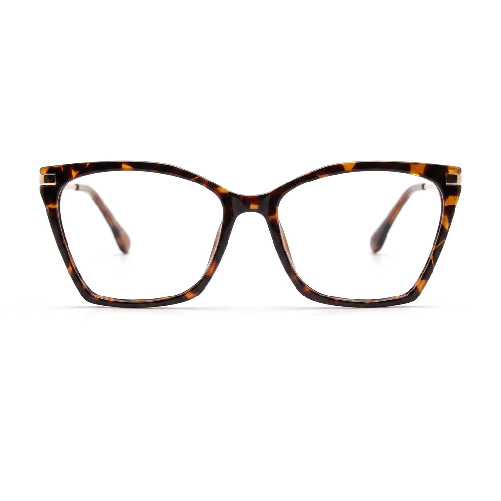Cove Brown Cat Eye Eyeglasses front view
