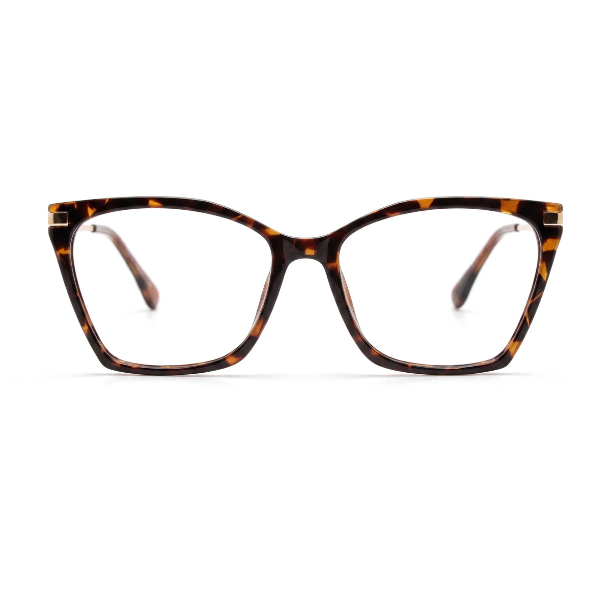 Cove Brown Cat Eye Eyeglasses front view