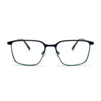Pax Teal Rectangle Eyeglasses